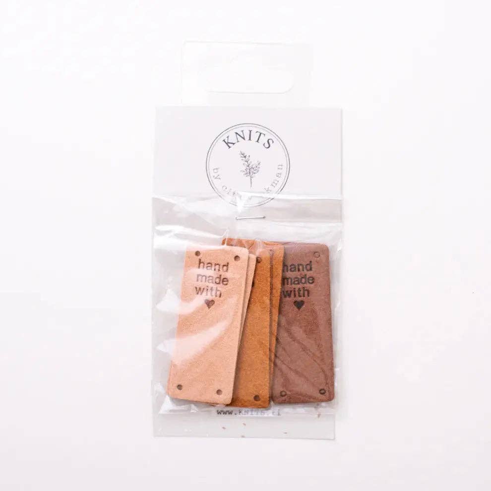 Étiquettes en cuir PU