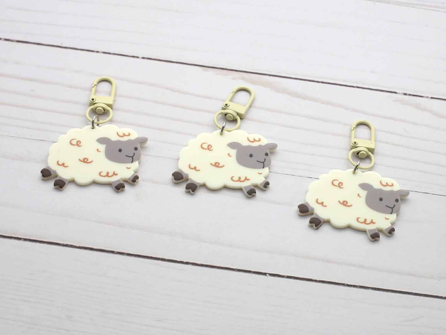 Moutons bondissants | Breloques pour sacs