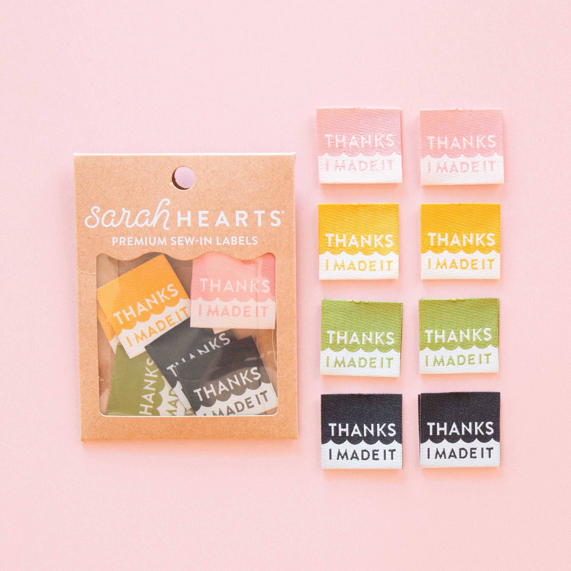 Thanks I made it!- étiquettes tissées