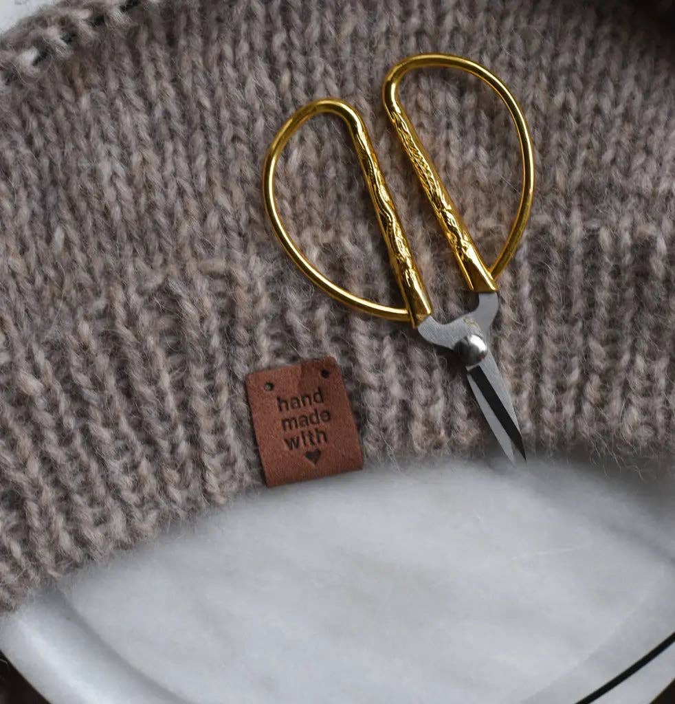 Étiquettes en cuir PU