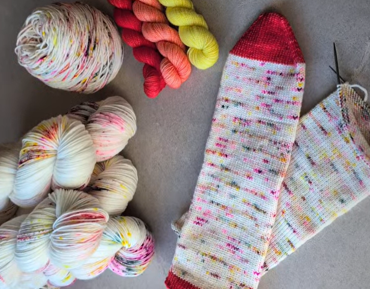 Sock Club de Mars - Champs de Tulipes aux Pays-Bas