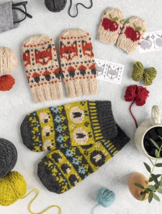 Le répertoire des motifs Doodles au tricot