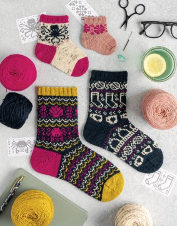 Le répertoire des motifs Doodles au tricot