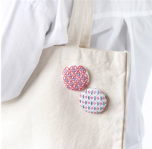 Kit Hitomezachi Sashiko - 3 broches