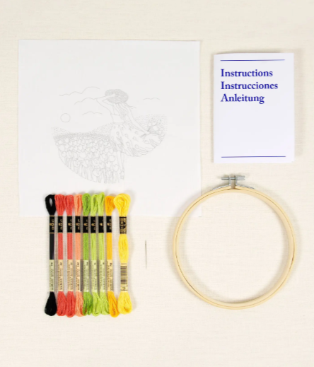 Tulipes romantiques - Kit broderie