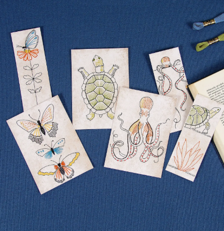 Cartes à broder Animaux - Kit broderie