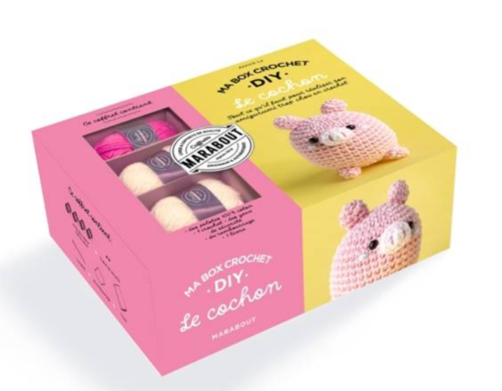 Kit de crochet - Le cochon Apily