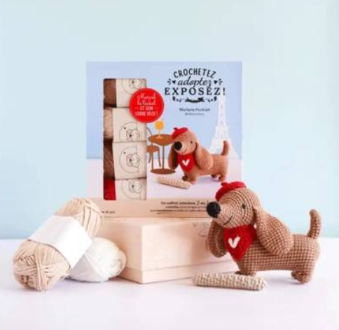 Kit de crochet - Marcel le teckel