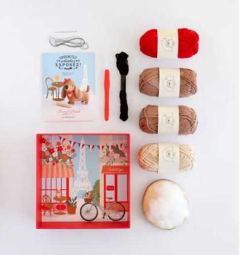 Kit de crochet - Marcel le teckel