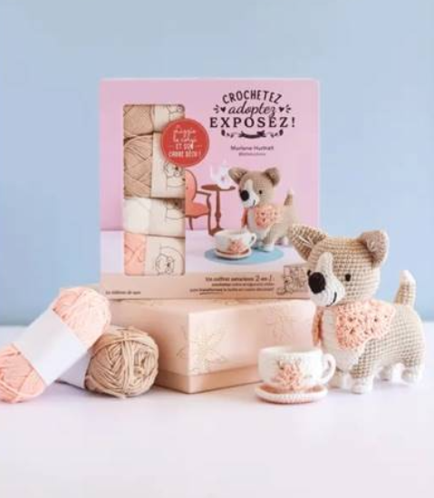 Kit de crochet - Lizzie le corgi