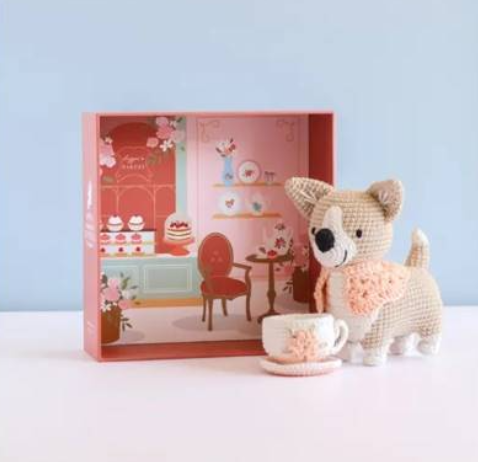 Kit de crochet - Lizzie le corgi
