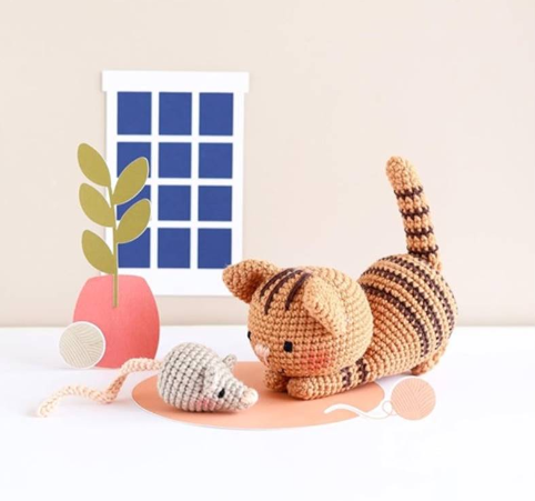 Kit de crochet - Milo le chat européen