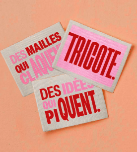 TRICOTE - les étiquettes à coudre
