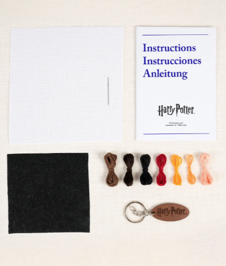 Kit point de croix - porte clé Harry Potter