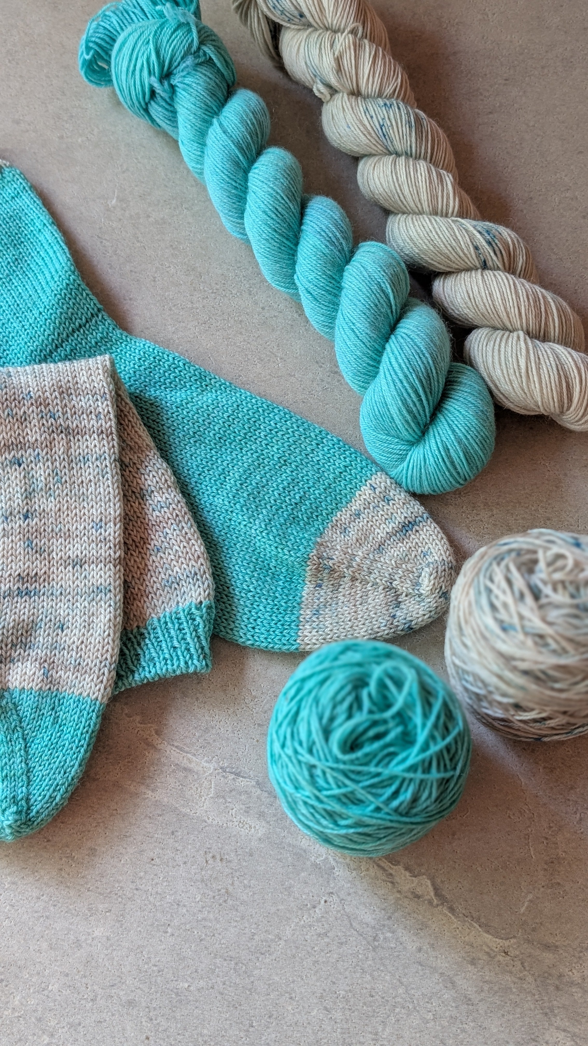 Sock Club de juin x Yarn by Simone - Pamukkale