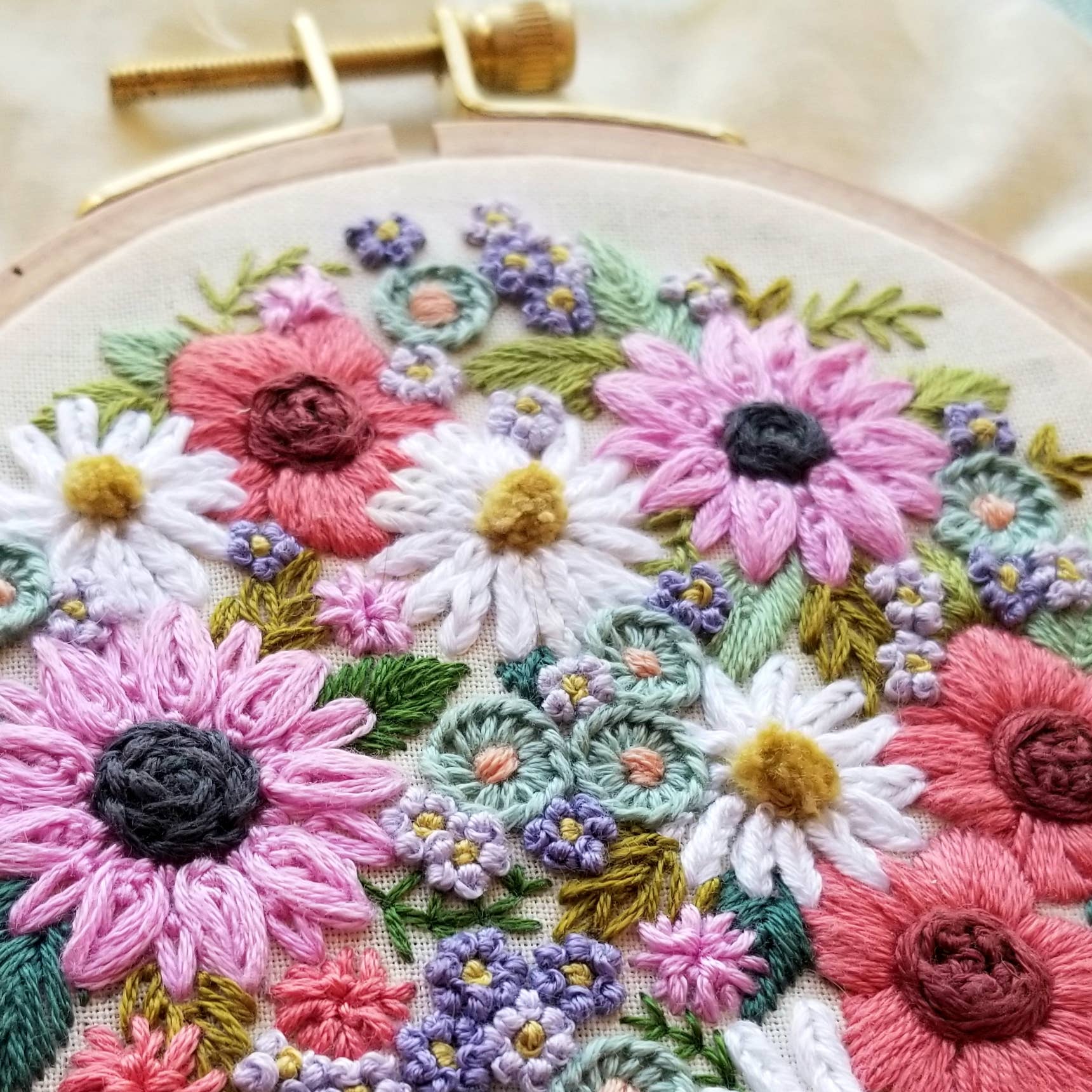 Kit de broderie Wildflower Sampler