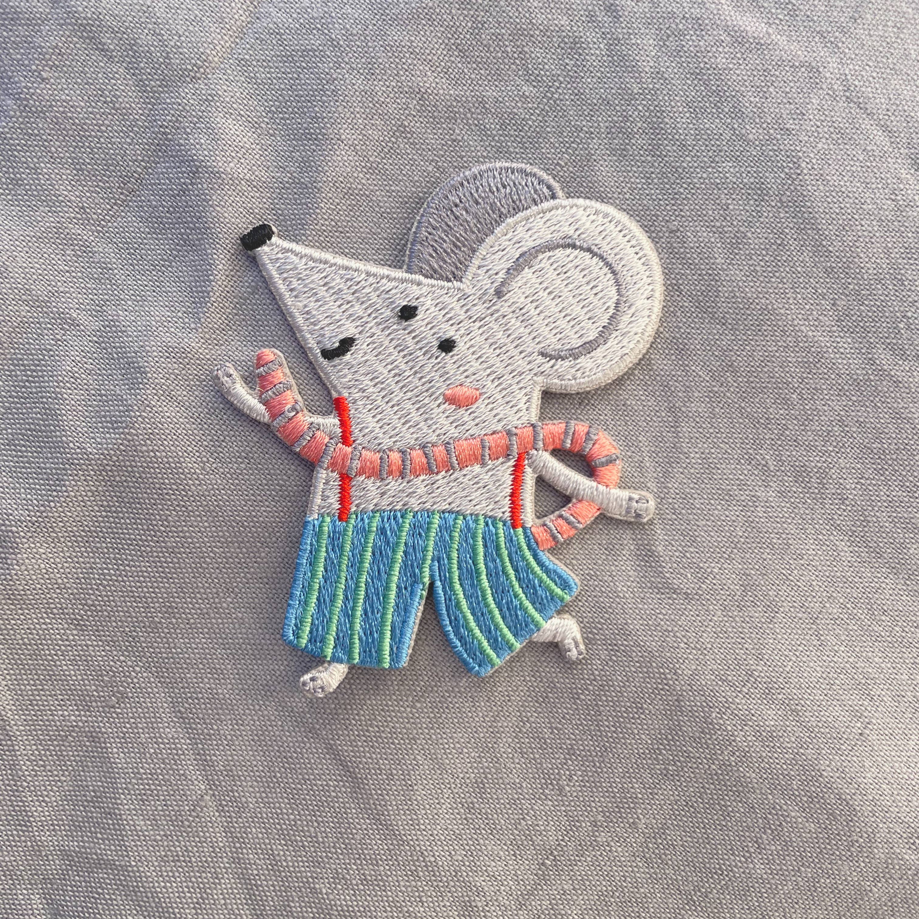 Souris – Écusson thermocollant