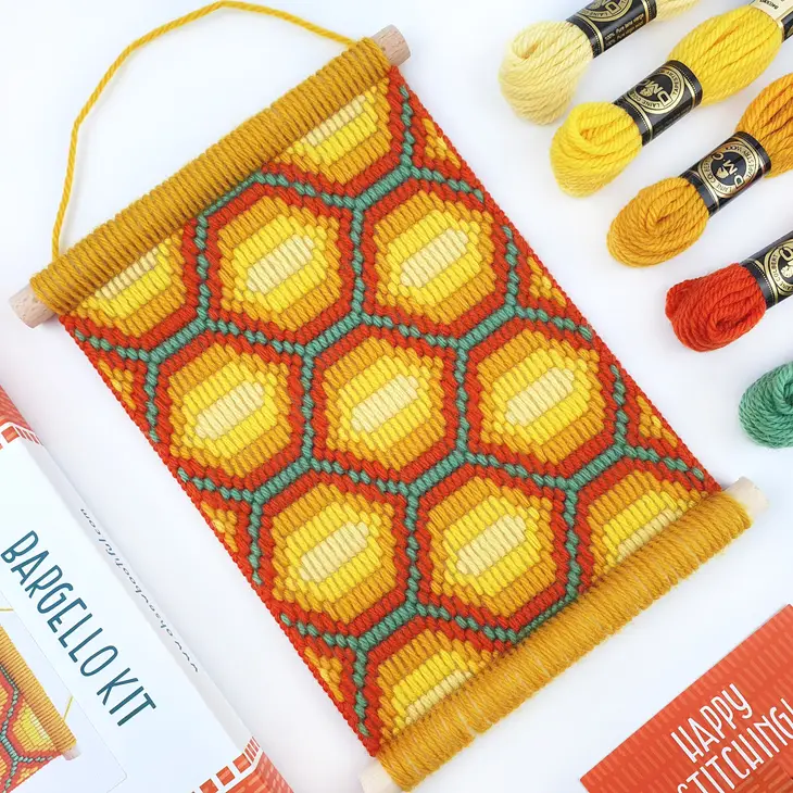 Bargello à suspendre - Kit de tapisserie