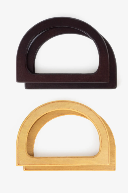 Anses de sacs en bois - 12 cm