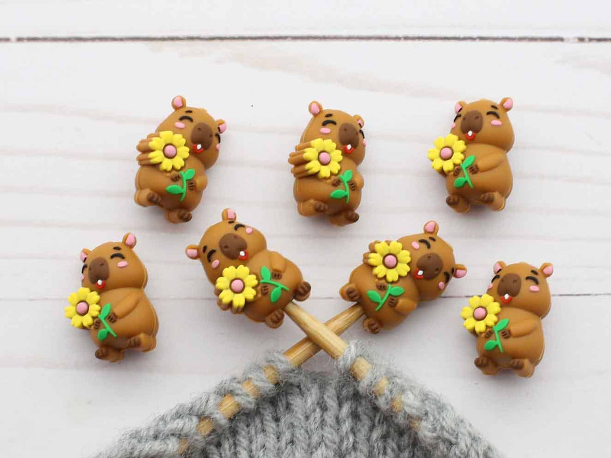 Daisy Capybara | Bouchons d'aiguilles