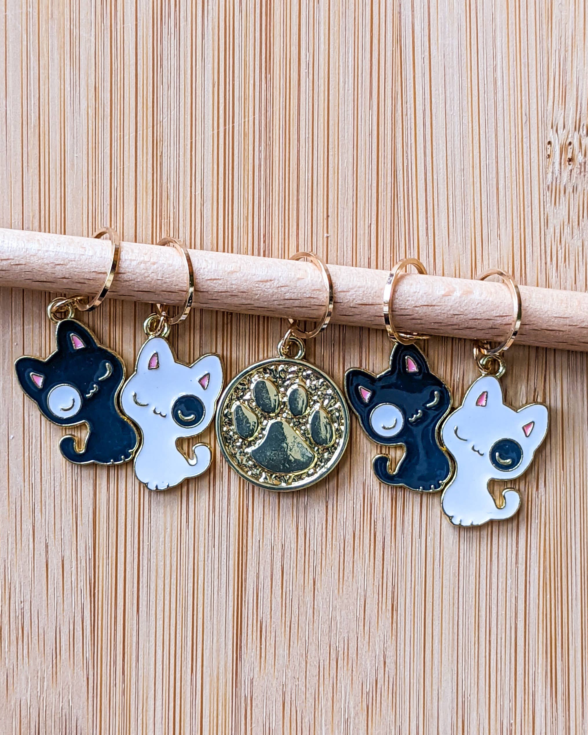 Chats joyeux - Anneaux marqueurs