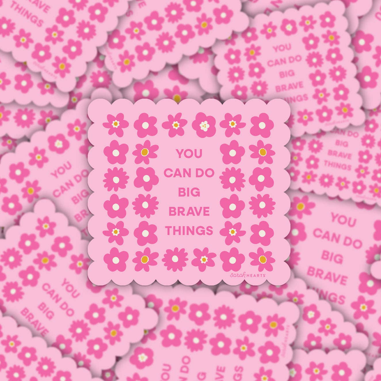 Autocollant «Big brave things»
