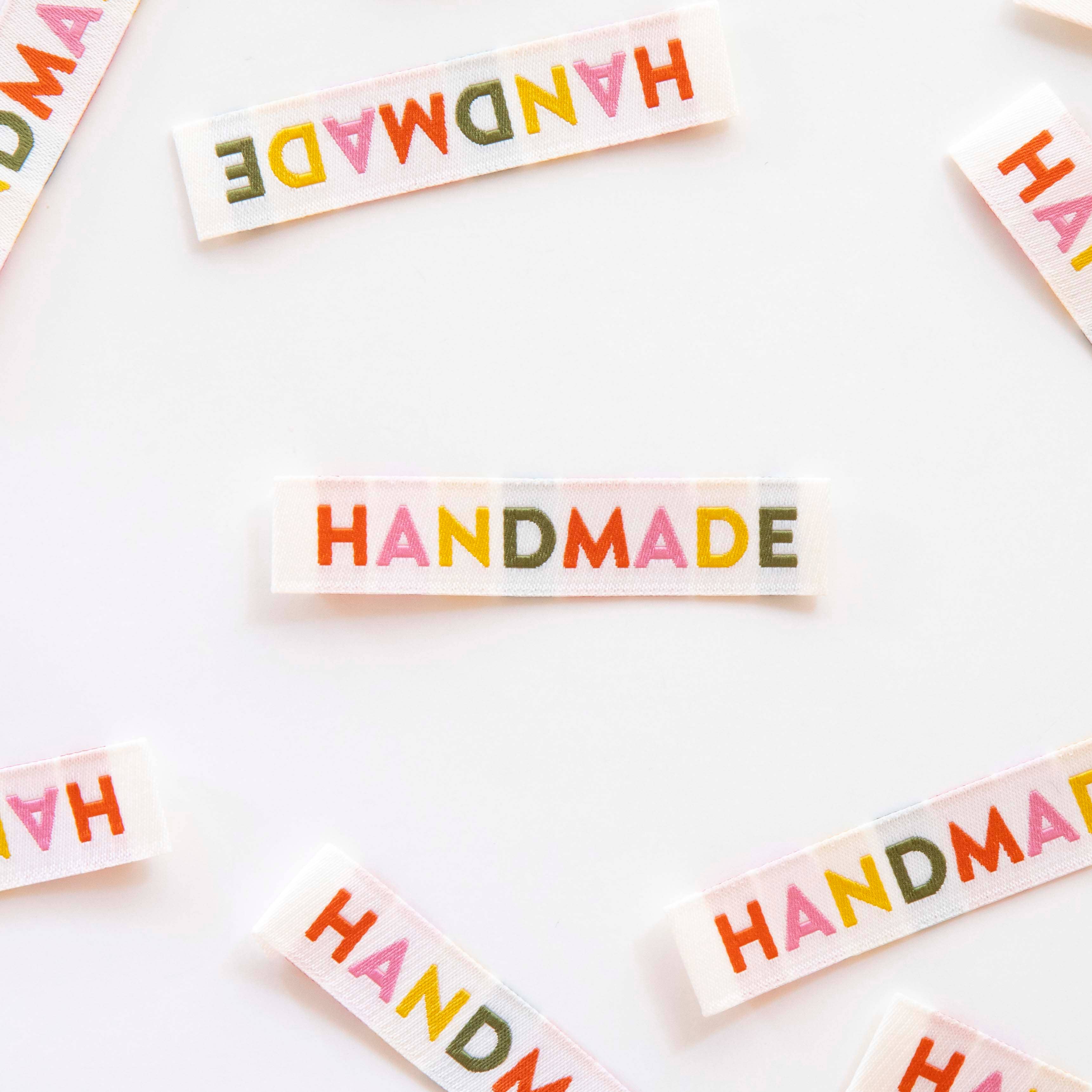 Étiquettes tissées - Handmade