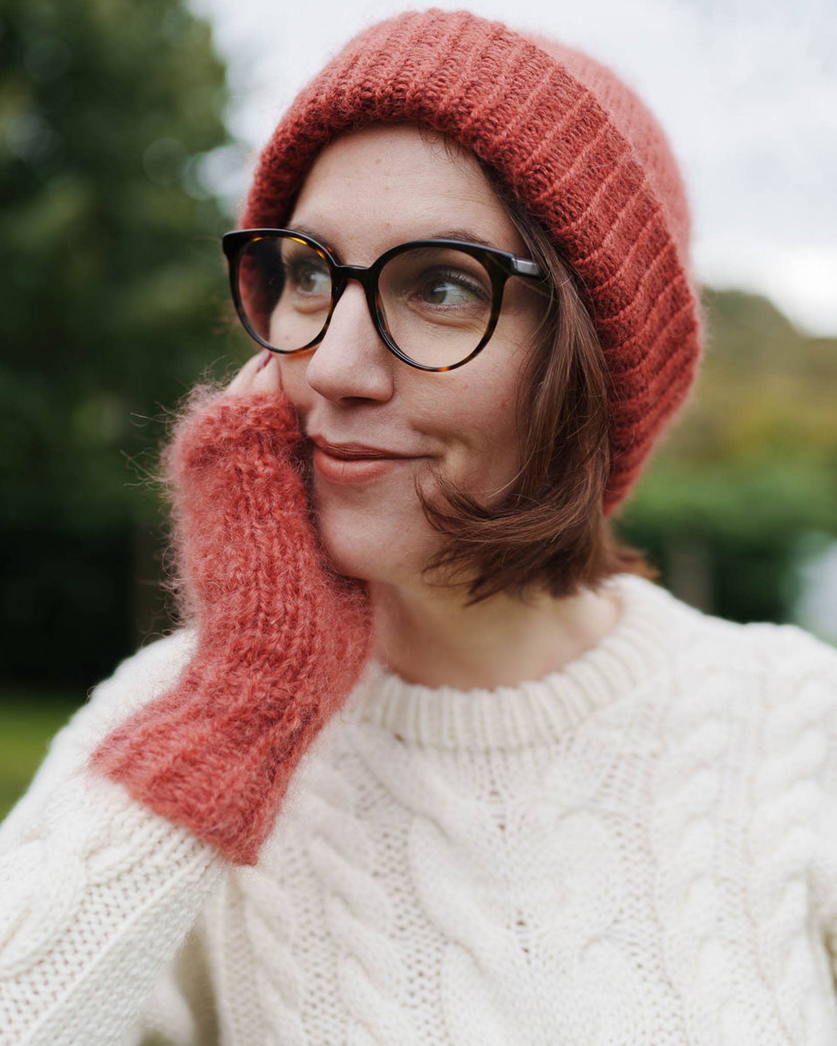 Patron de tricot - Bonnet et Mitaines Effie