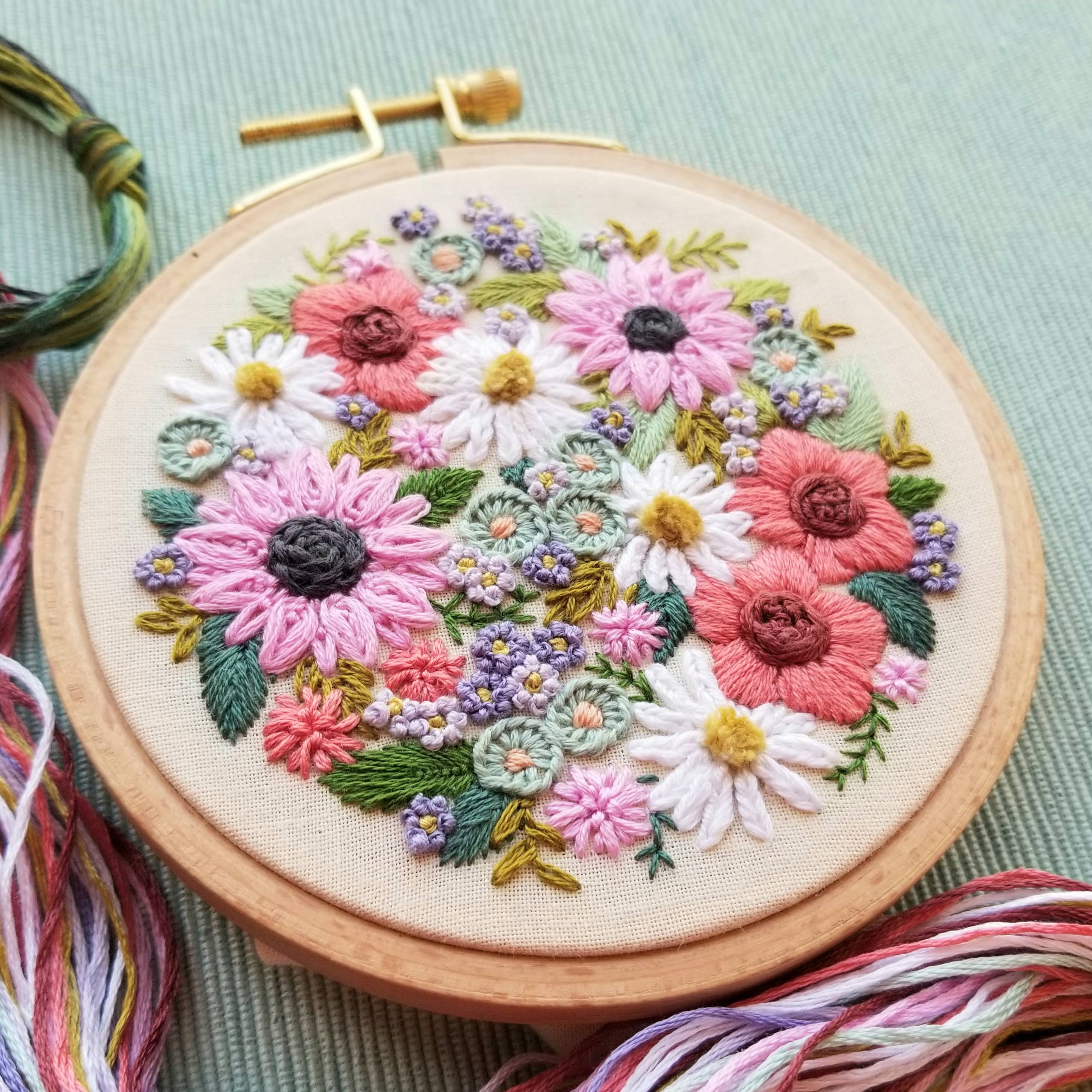Kit de broderie Wildflower Sampler