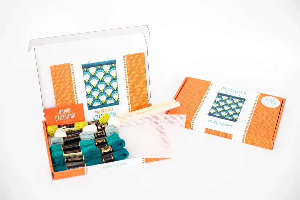 Bargello à suspendre - Kit de tapisserie