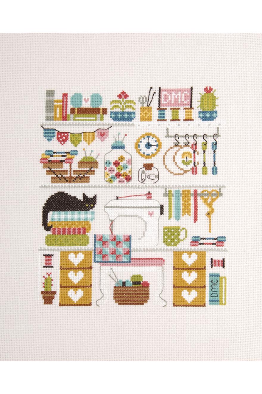 Mon atelier créatif - Kit de point de croix