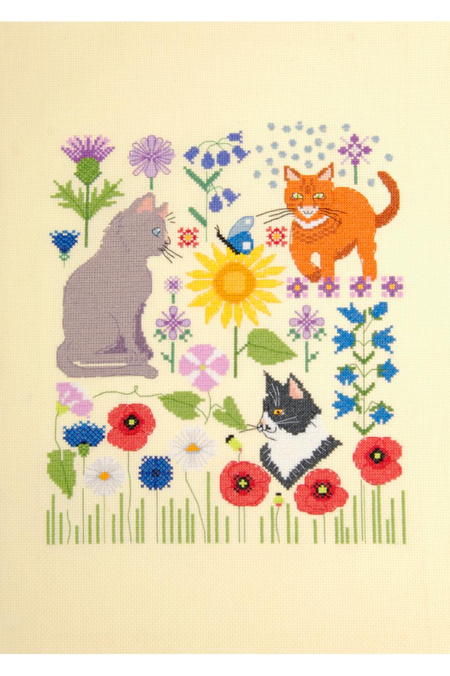 Les chats - Kit de point de croix