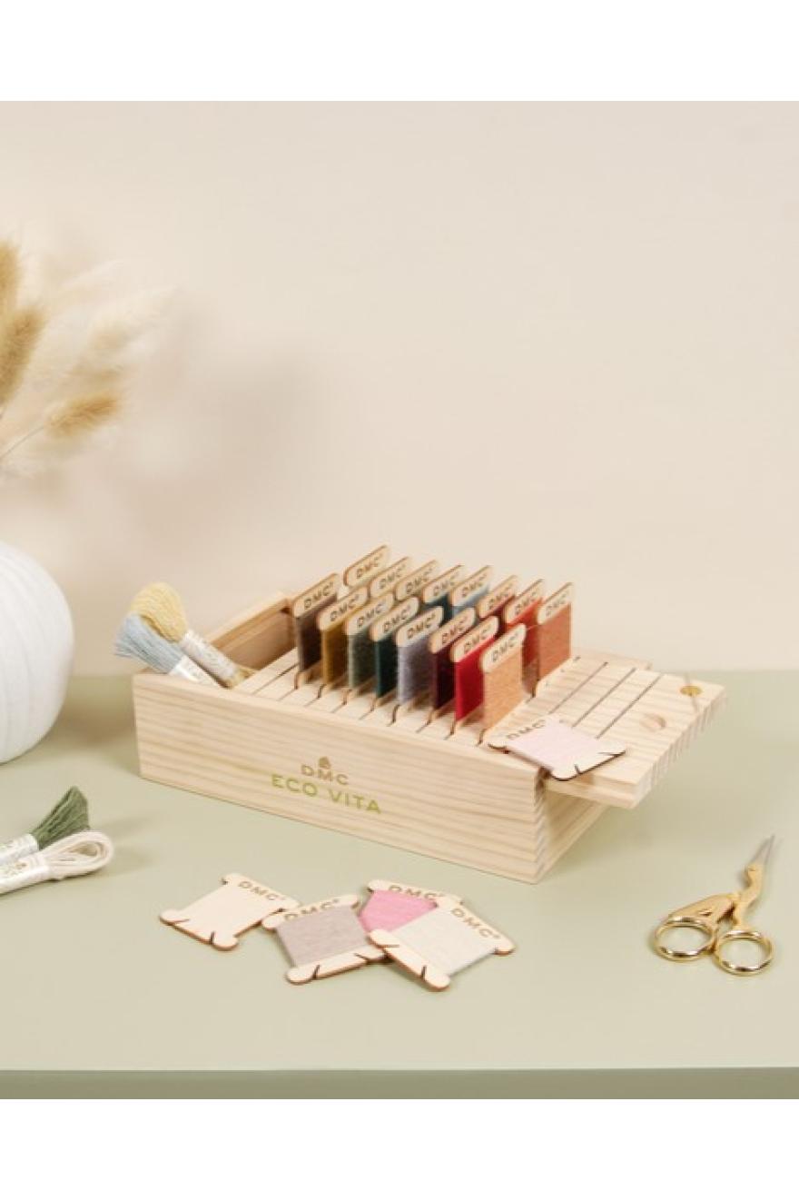 Boîte de rangement pour fils à broder/repriser