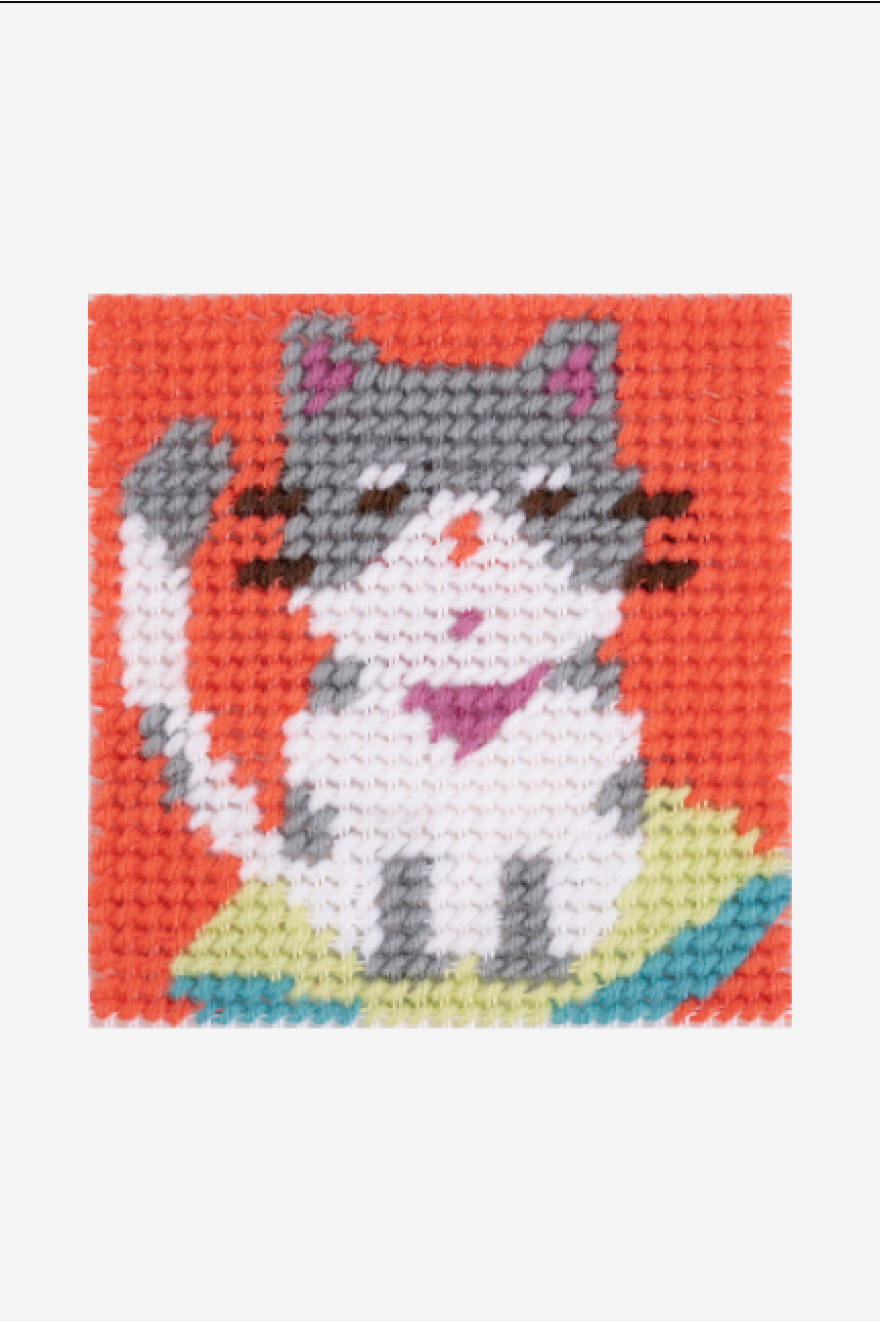 Maya le chat - Kit canevas