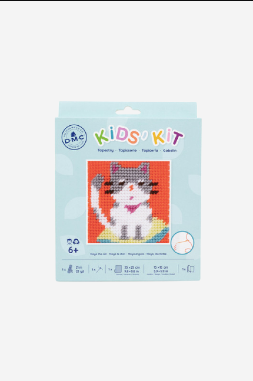 Maya le chat - Kit canevas