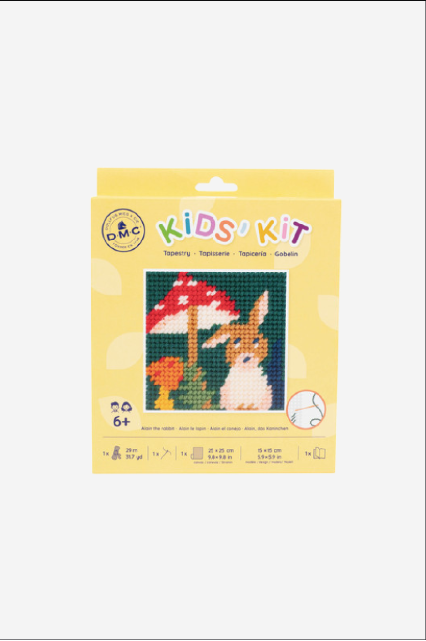 Alain le lapin - Kit canevas