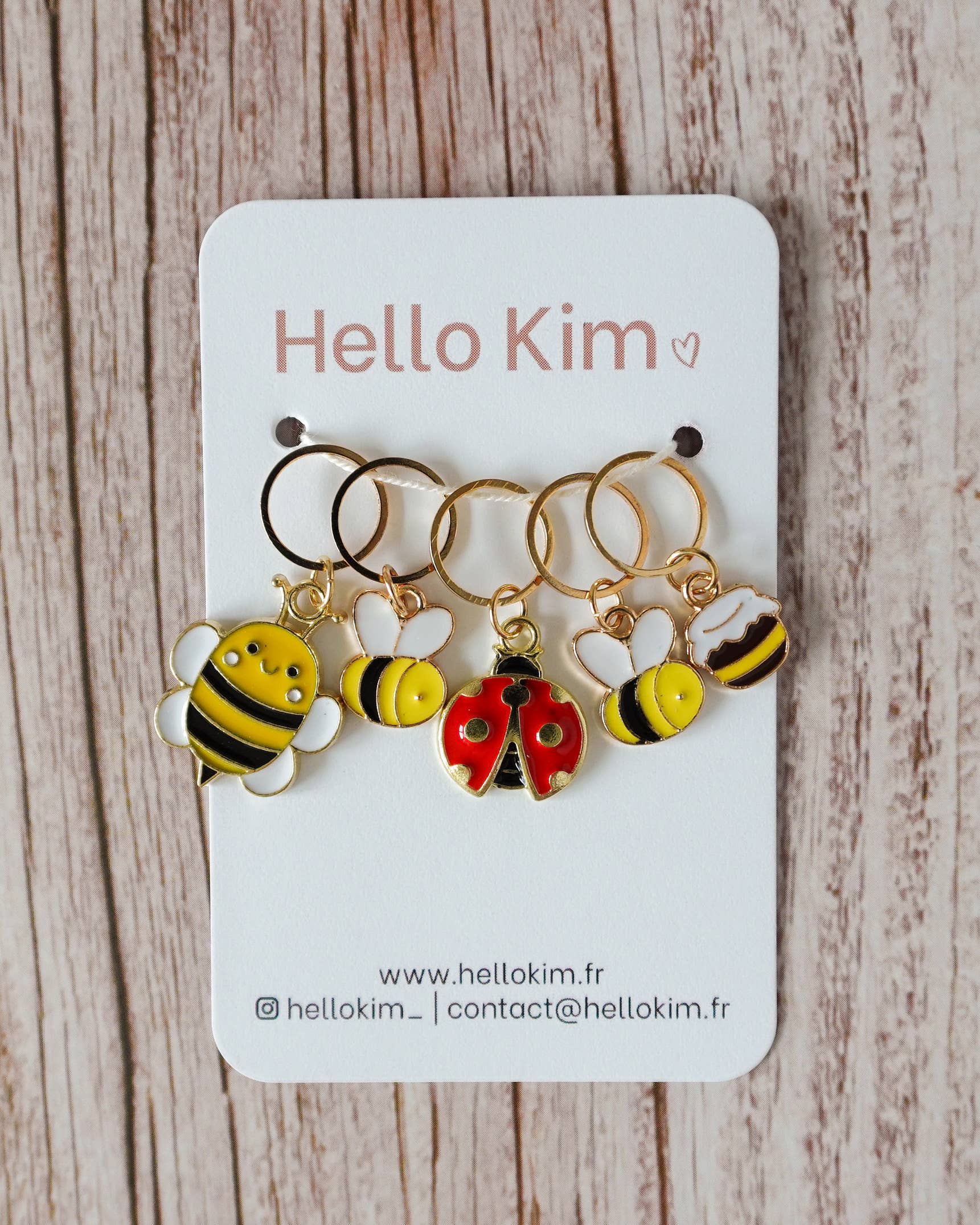 Bee Happy - Anneaux marqueurs