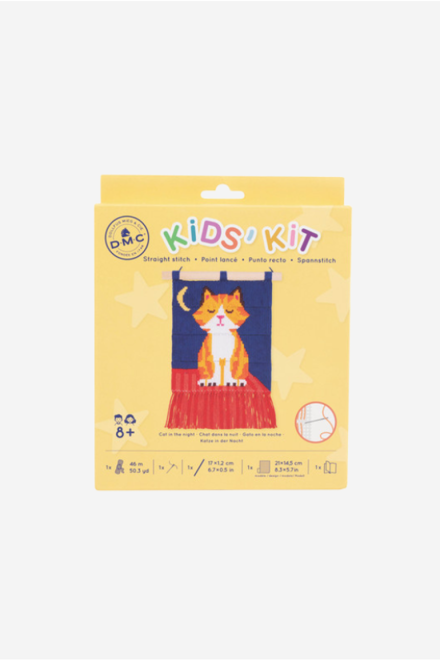 Chat dans la nuit - Kit point lancé