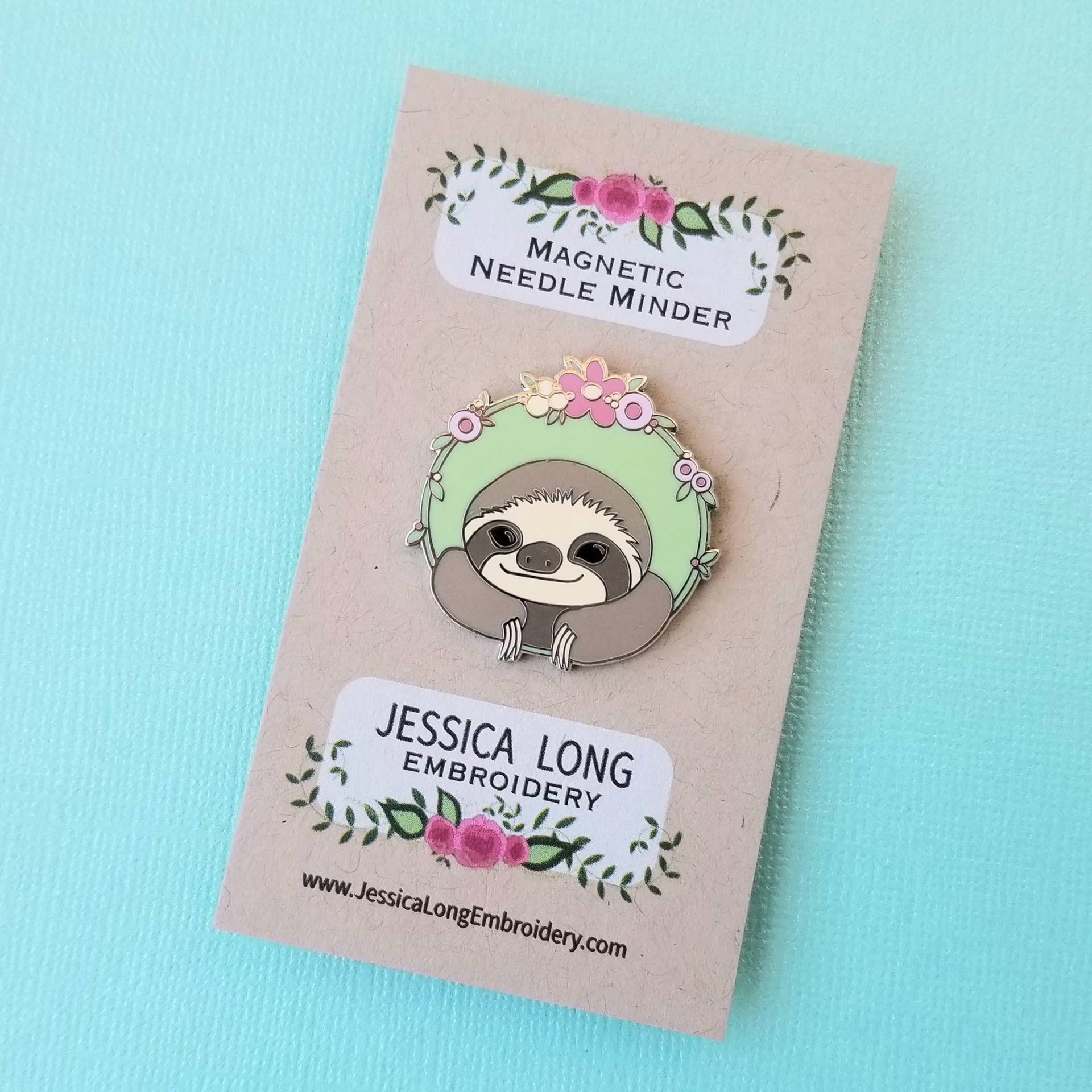 Porte-aiguille aimanté Happy Sloth
