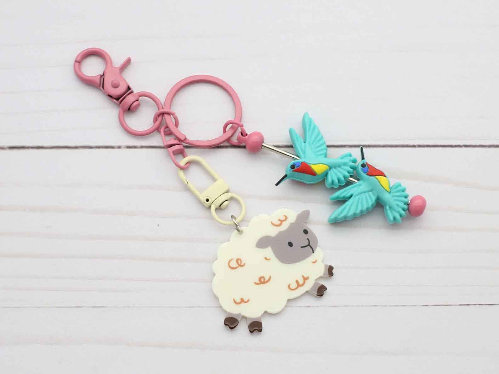 Moutons bondissants | Breloques pour sacs