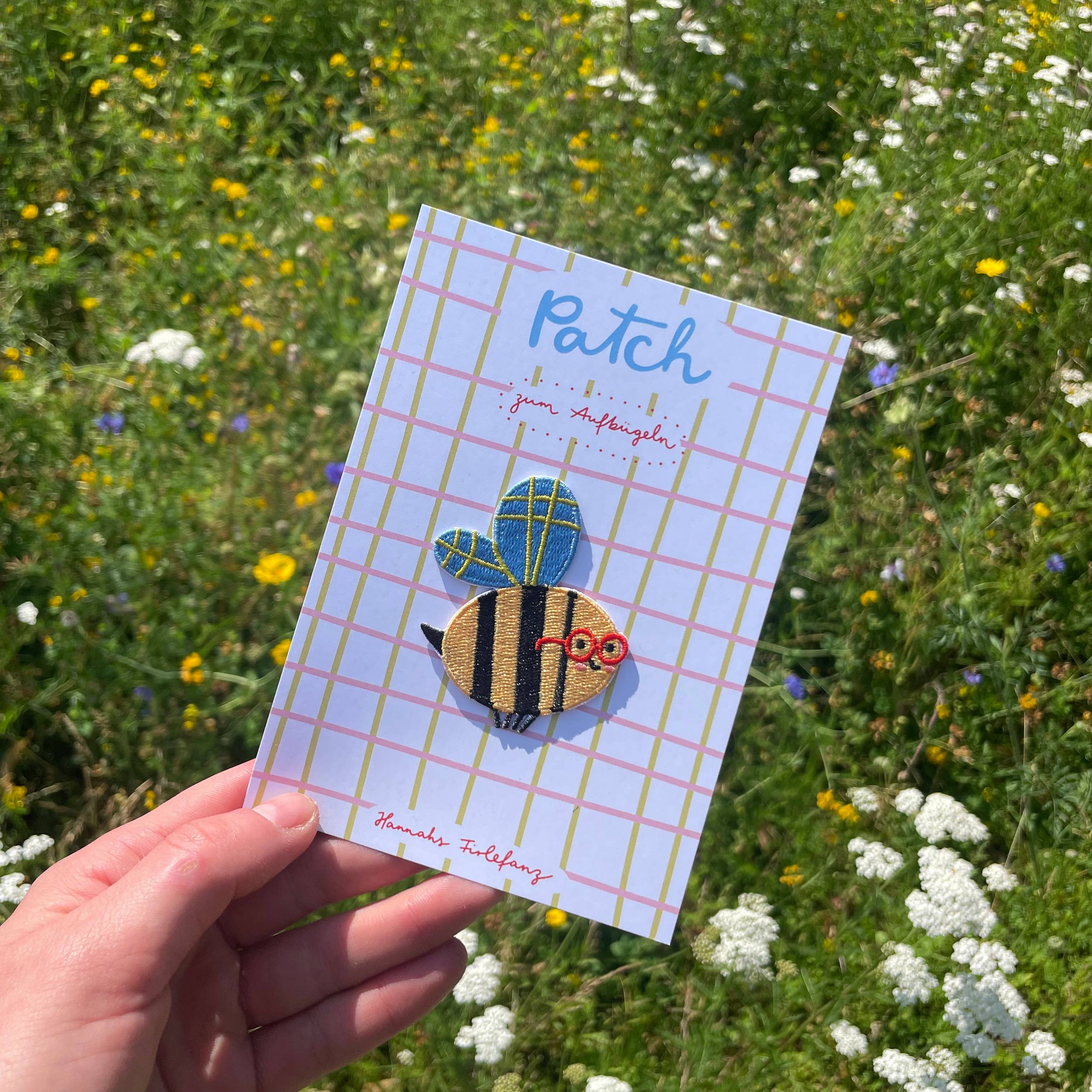 Abeille – Écusson thermocollant