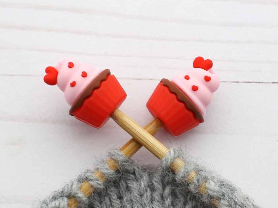 Cupcake Rose | Bouchons d'aiguilles