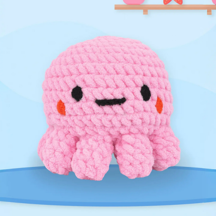 Kit Amigurumi XL - La pieuvre Ollie