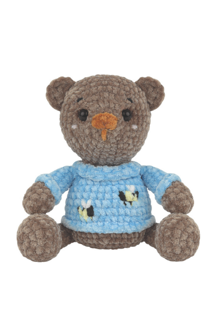 Kit Amigurumi chenille - l'ours rêveur