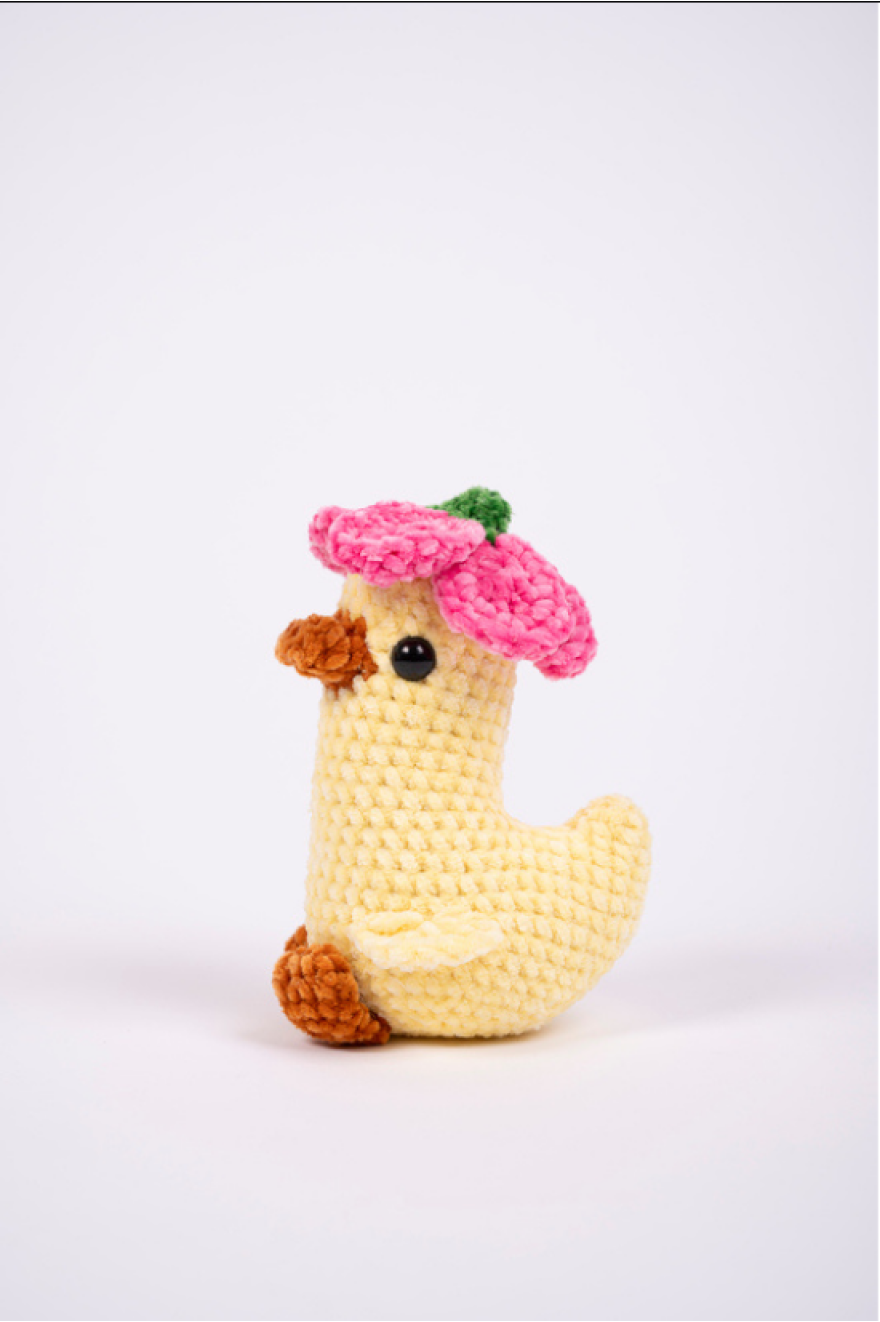 Kit Amigurumi chenille - Coin coin le canard