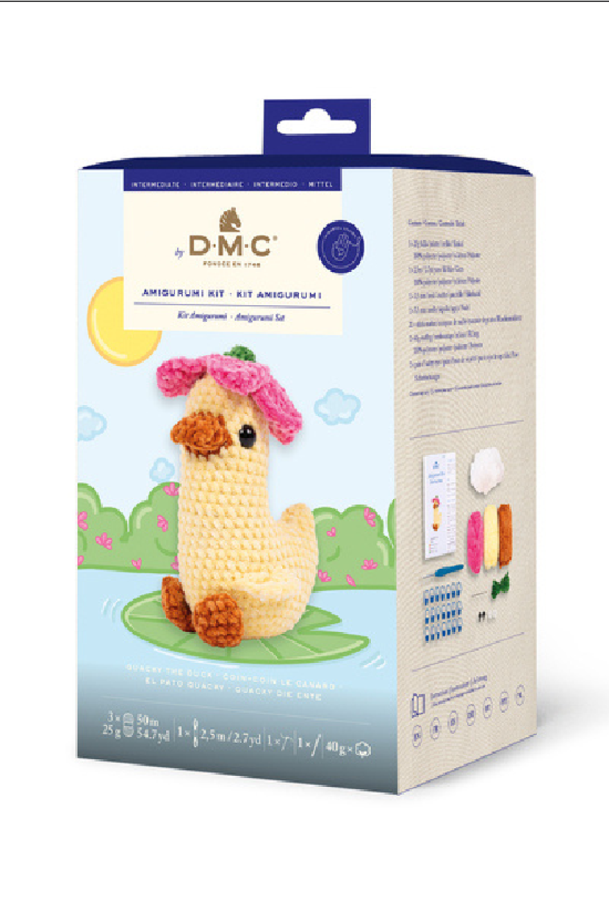Kit Amigurumi chenille - Coin coin le canard