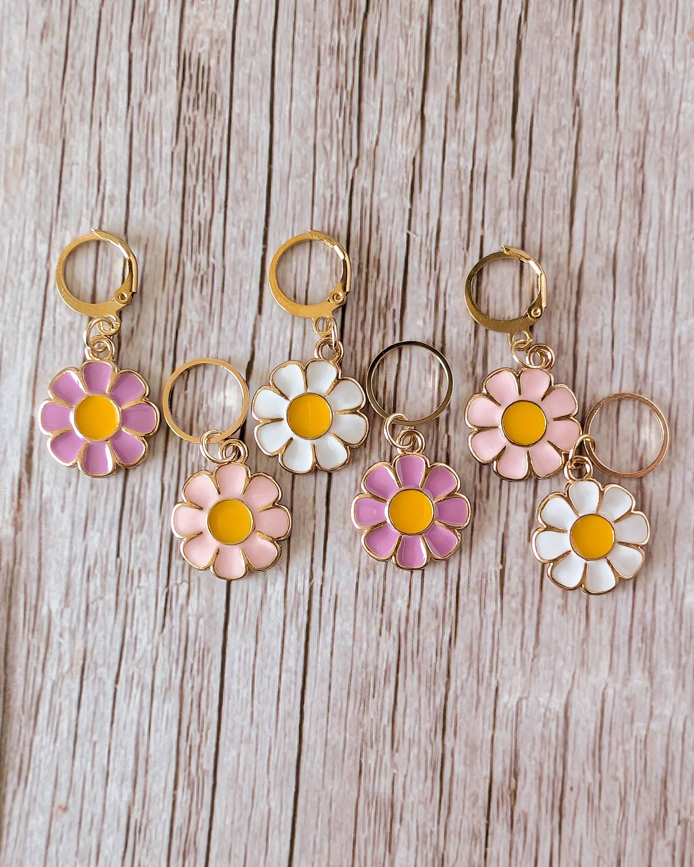 Marguerites #3 - Mix anneaux fermés et amovibles
