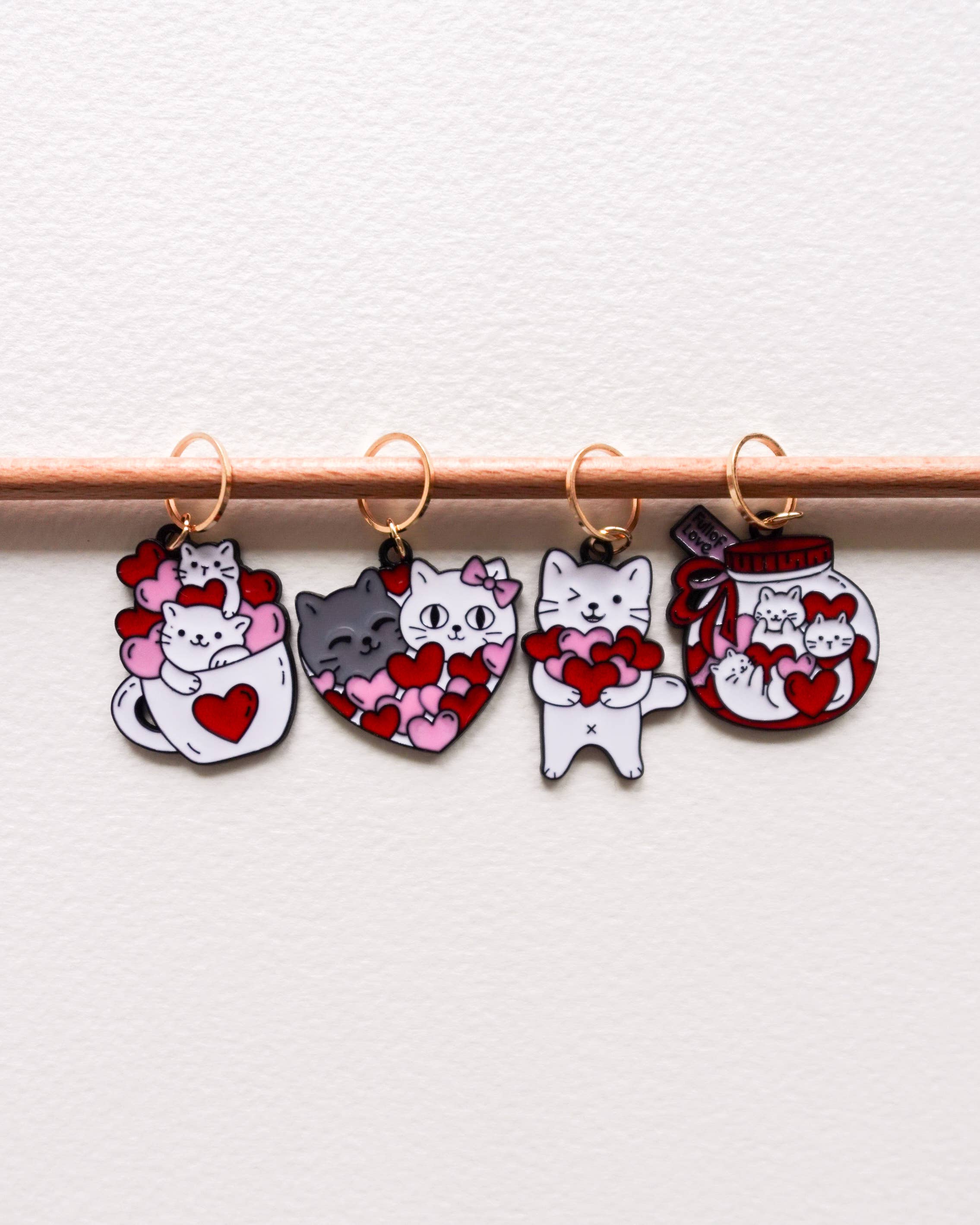 Chats coeur #3 - Anneaux marqueurs