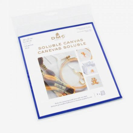 Toile canevas soluble - Point de croix