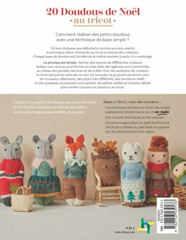 20 Doudous de Noël au tricot